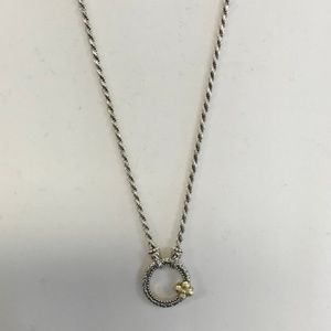 Barbara Bixby Sterling Silver/18K Gold Necklace